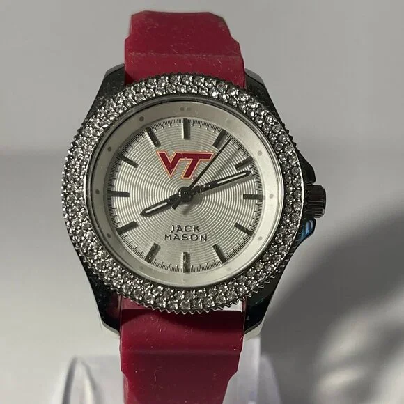 Virginia Tech Hokies NCAA Ladies Silicone Watch by Jack Mason NEW Virginia Tech Hokies Fan Watches for sale | eBay main image 4